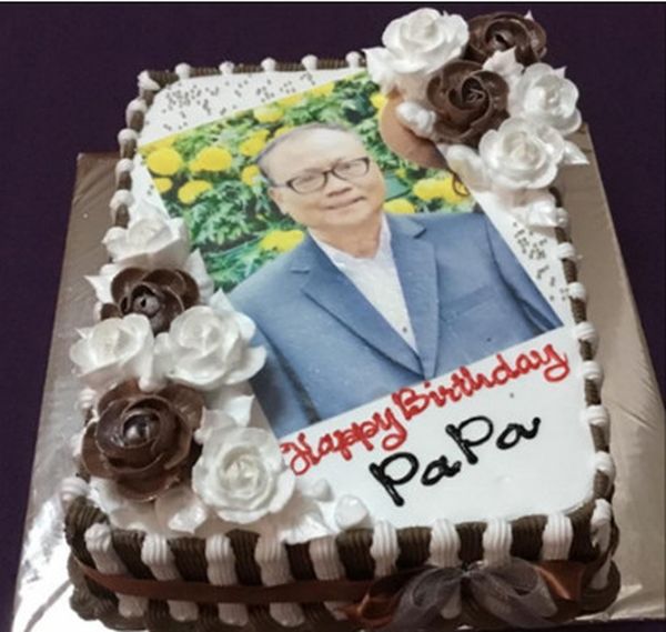 Bánh sinh nhật tặng bố mẹ - Thu Hường bakery