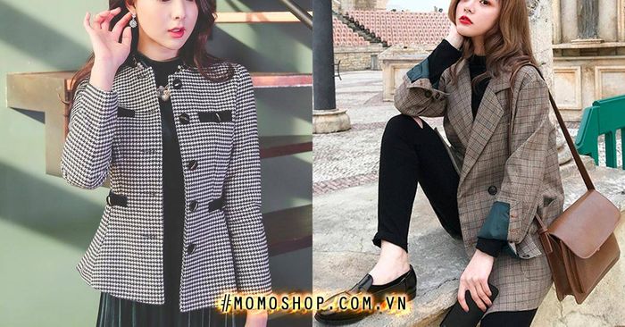 Áo vest chân váy công sở bán lẻ áo vest ký giả peplum croptop mix chân váy  xếp ly dài MVE618 Moon  Tìm Voucher